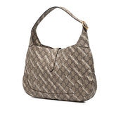 グッチ × バレンシアガ ザハッカープロジェクト GGスプリーム ジャッキー 1961 ハンドバッグ ショルダーバッグ 2WAY 636710 ベージュ ホワイト PVC レディース GUCCI 【中古】